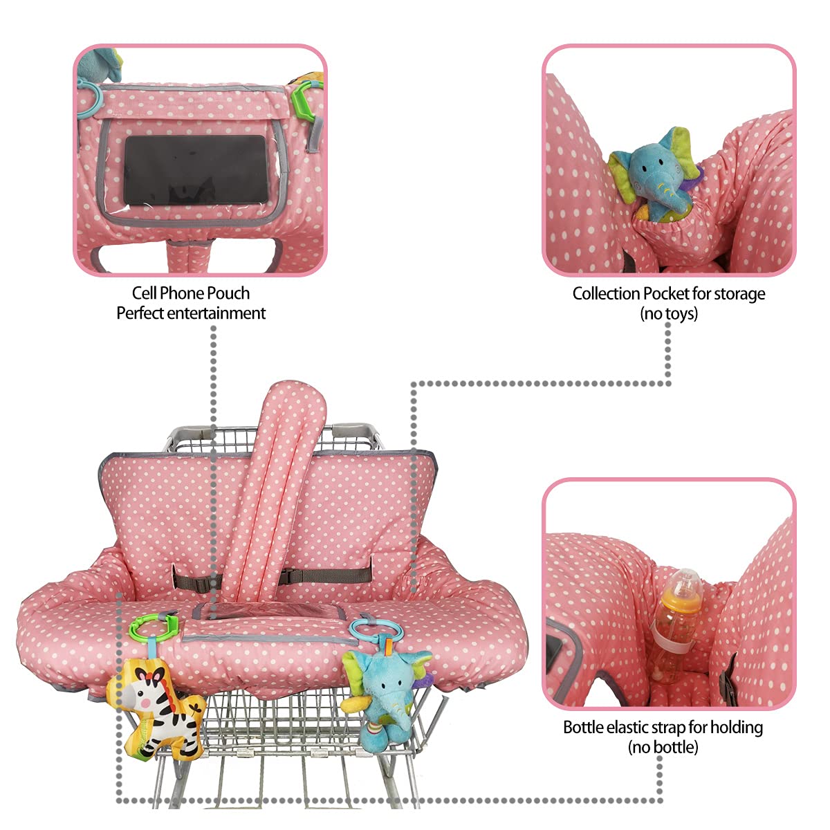 Shopping Cart Cover for baby(Non Slip)