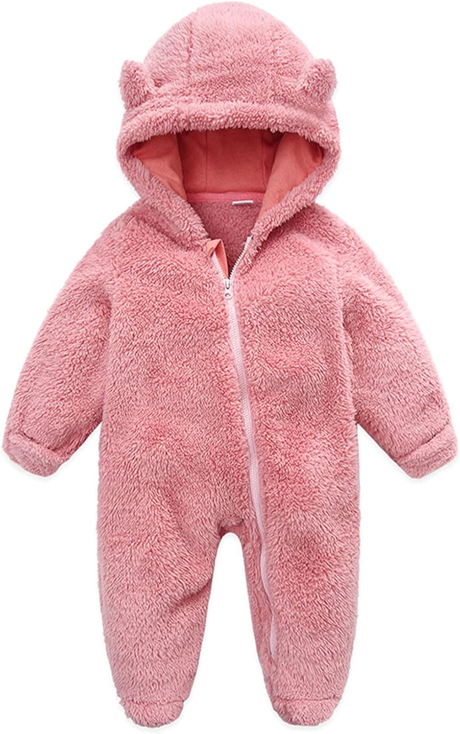 Baby Fluffy Costume Furry Bear Onesie Baby Fuzzy Teddy Bear Outfit Baby Newborn Plush Clothes