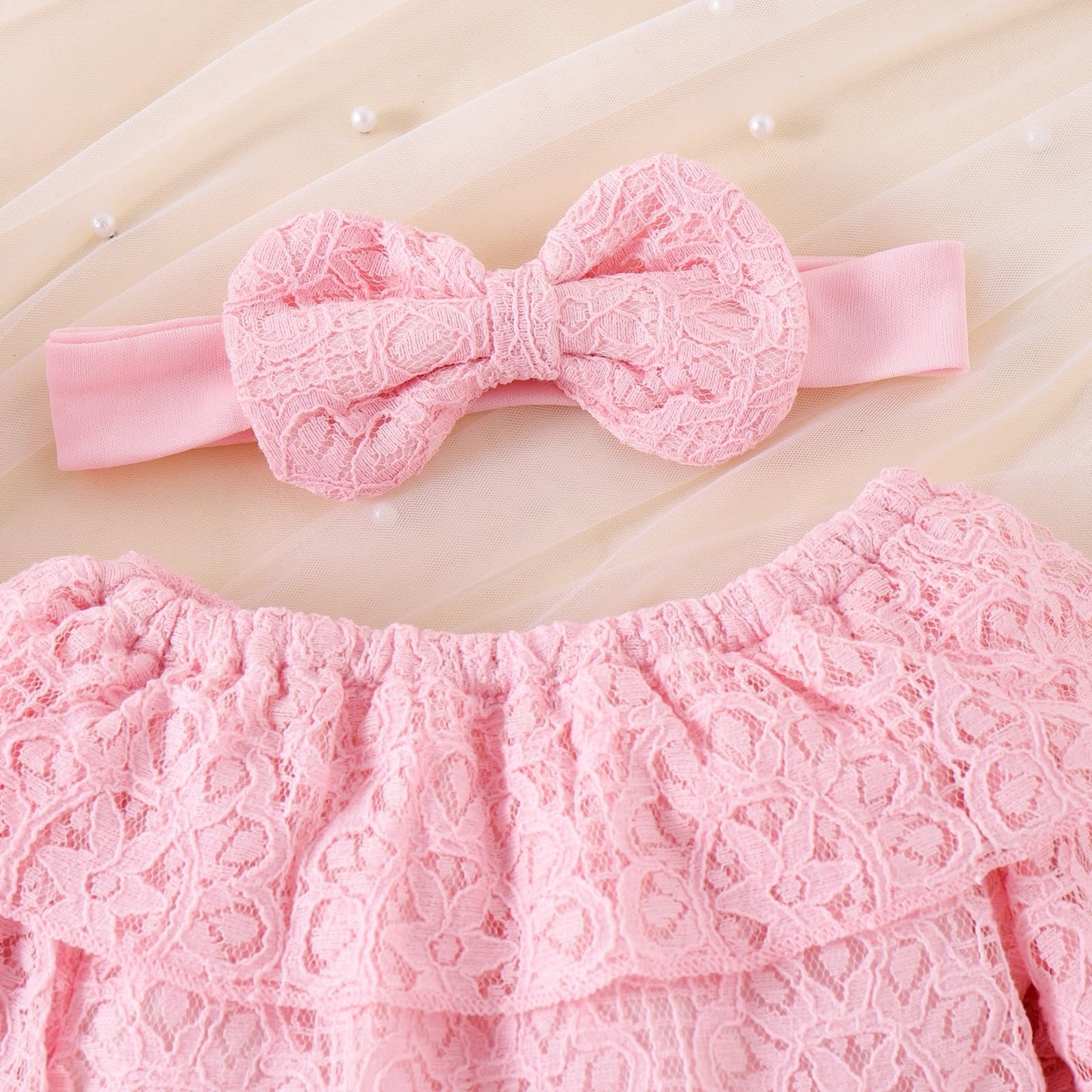 Baby Girl Romper Jeans Outfit