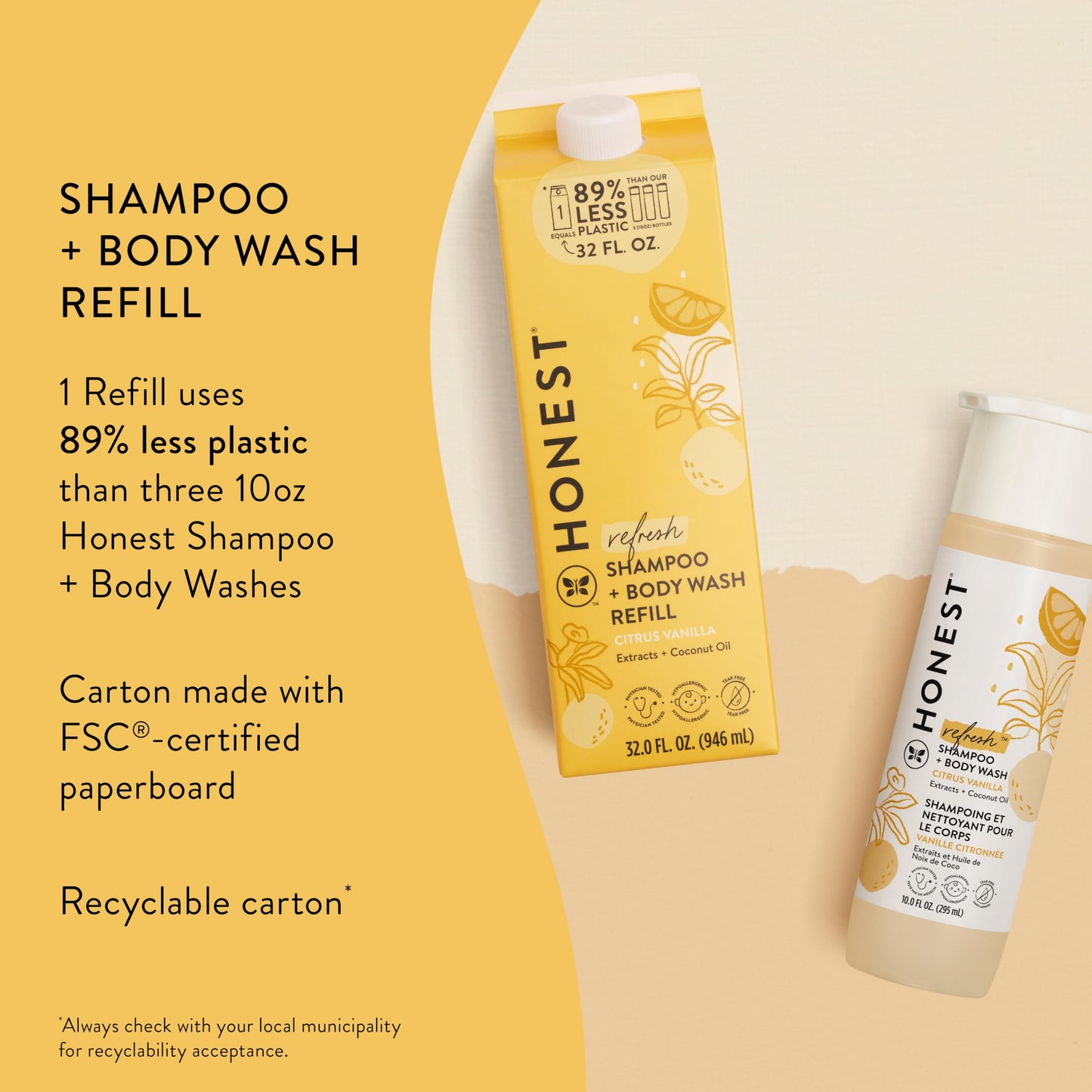 The Honest Company 2-in-1 Cleansing Shampoo + Body Wash