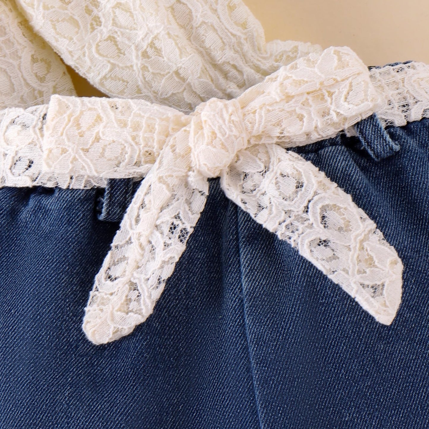 Baby Girl Romper Jeans Outfit