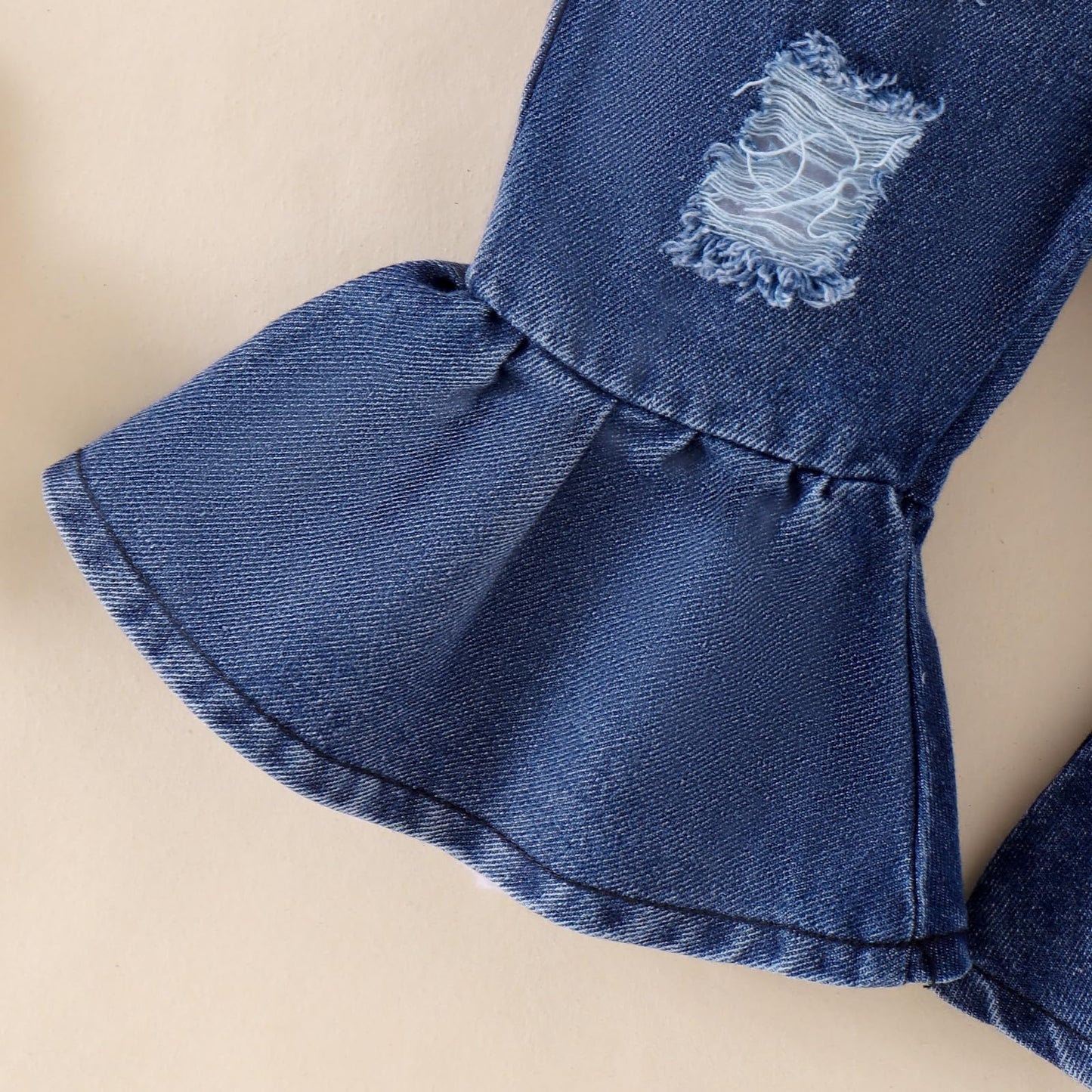Baby Girl Romper Jeans Outfit
