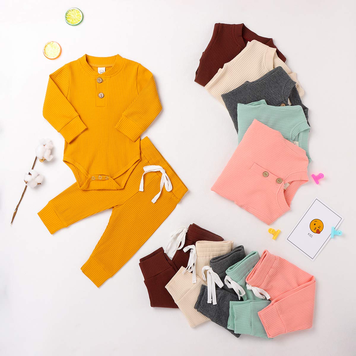 Long Sleeve Onesie & Pants (Unisex)