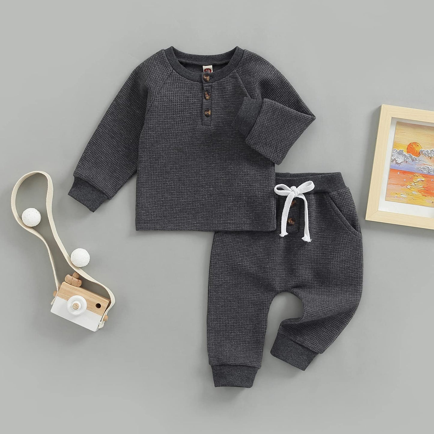 Long Sleeve Onesie & Pants (Unisex)