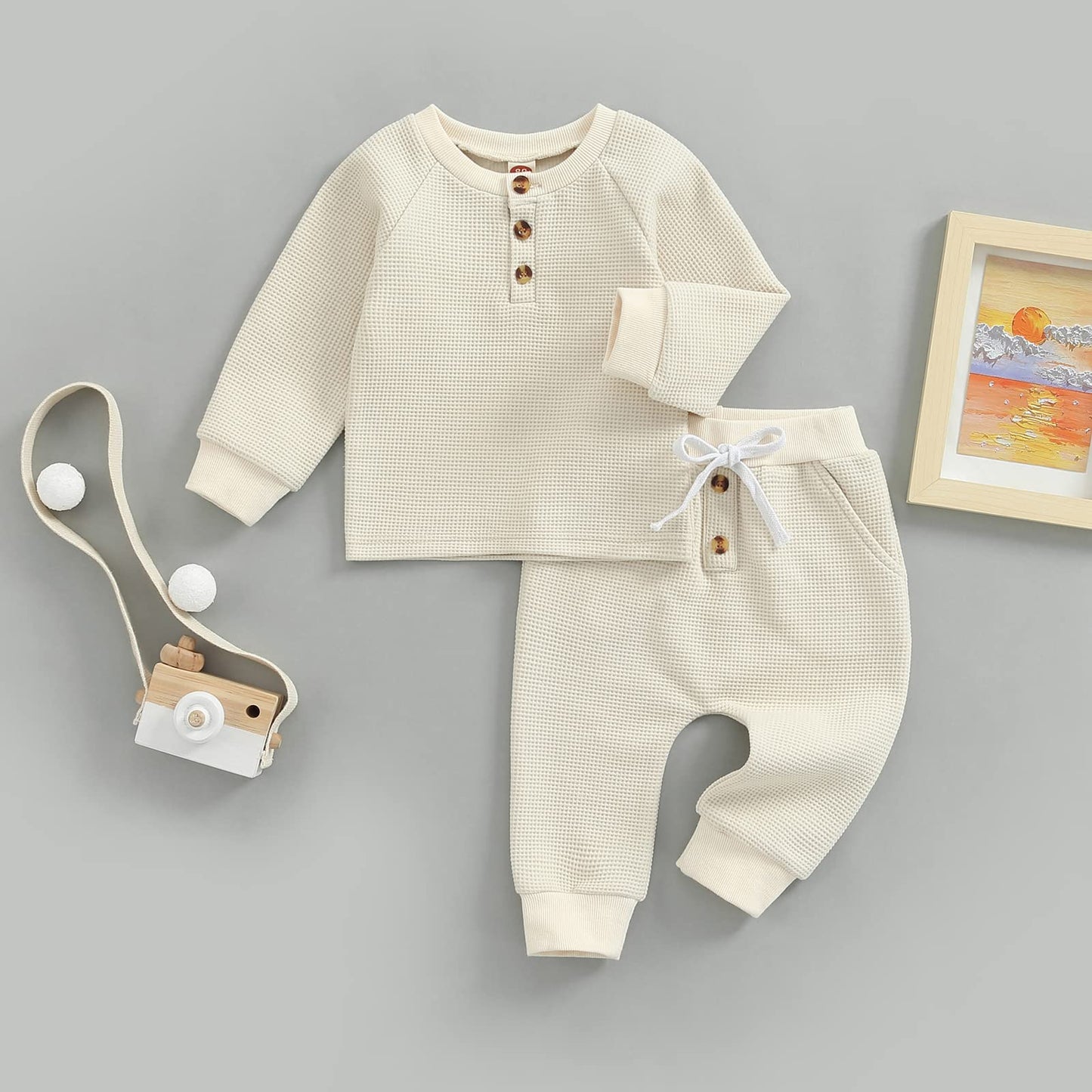 Long Sleeve Onesie & Pants (Unisex)