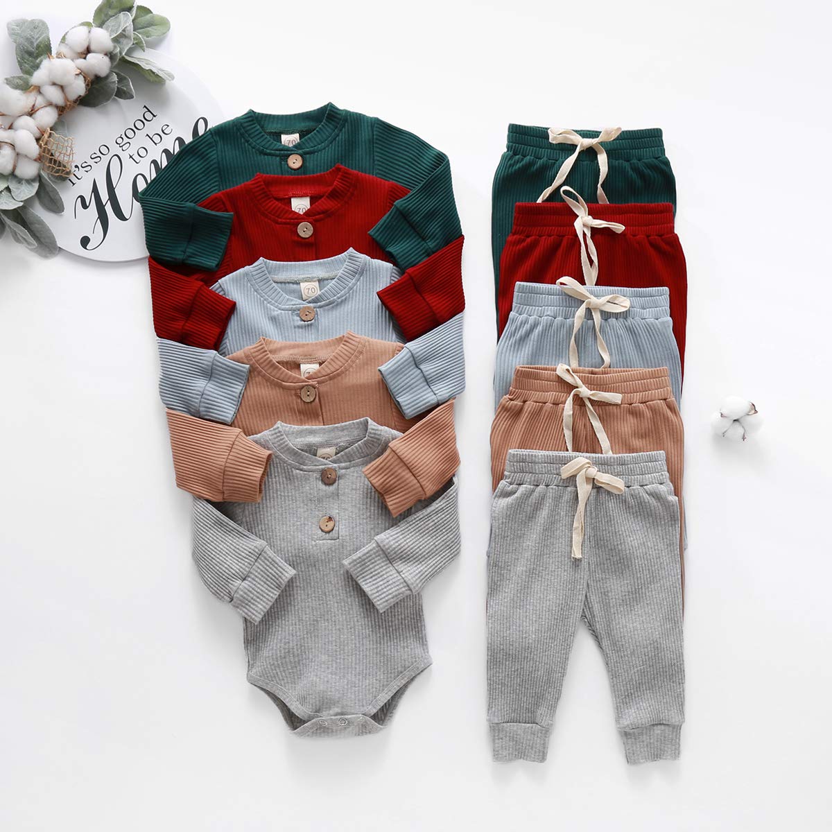 Long Sleeve Onesie & Pants (Unisex)