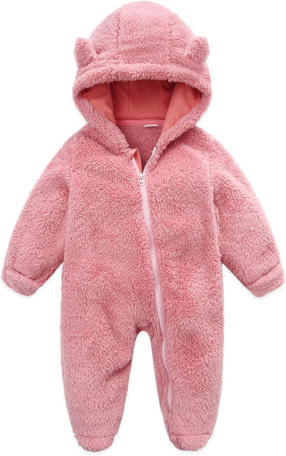 Baby Fluffy Costume Furry Bear Onesie Baby Fuzzy Teddy Bear Outfit Baby Newborn Plush Clothes