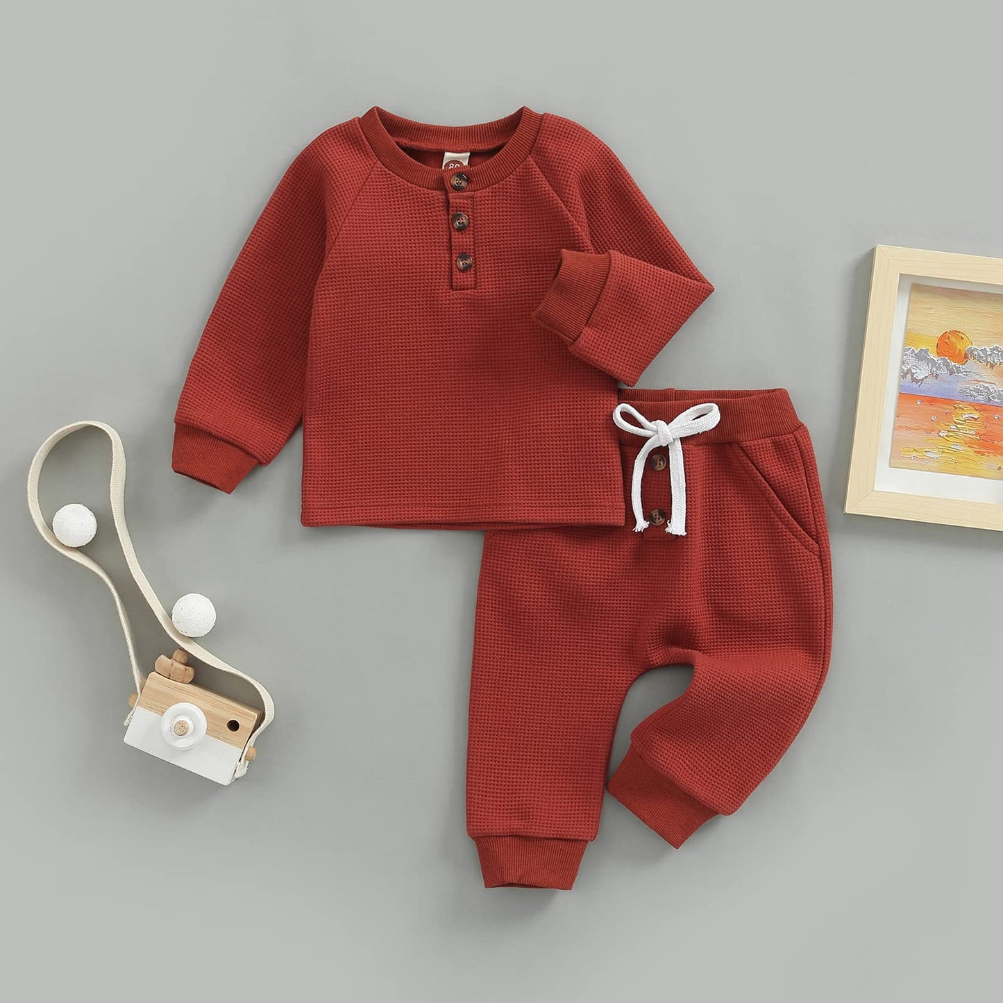 Long Sleeve Onesie & Pants (Unisex)