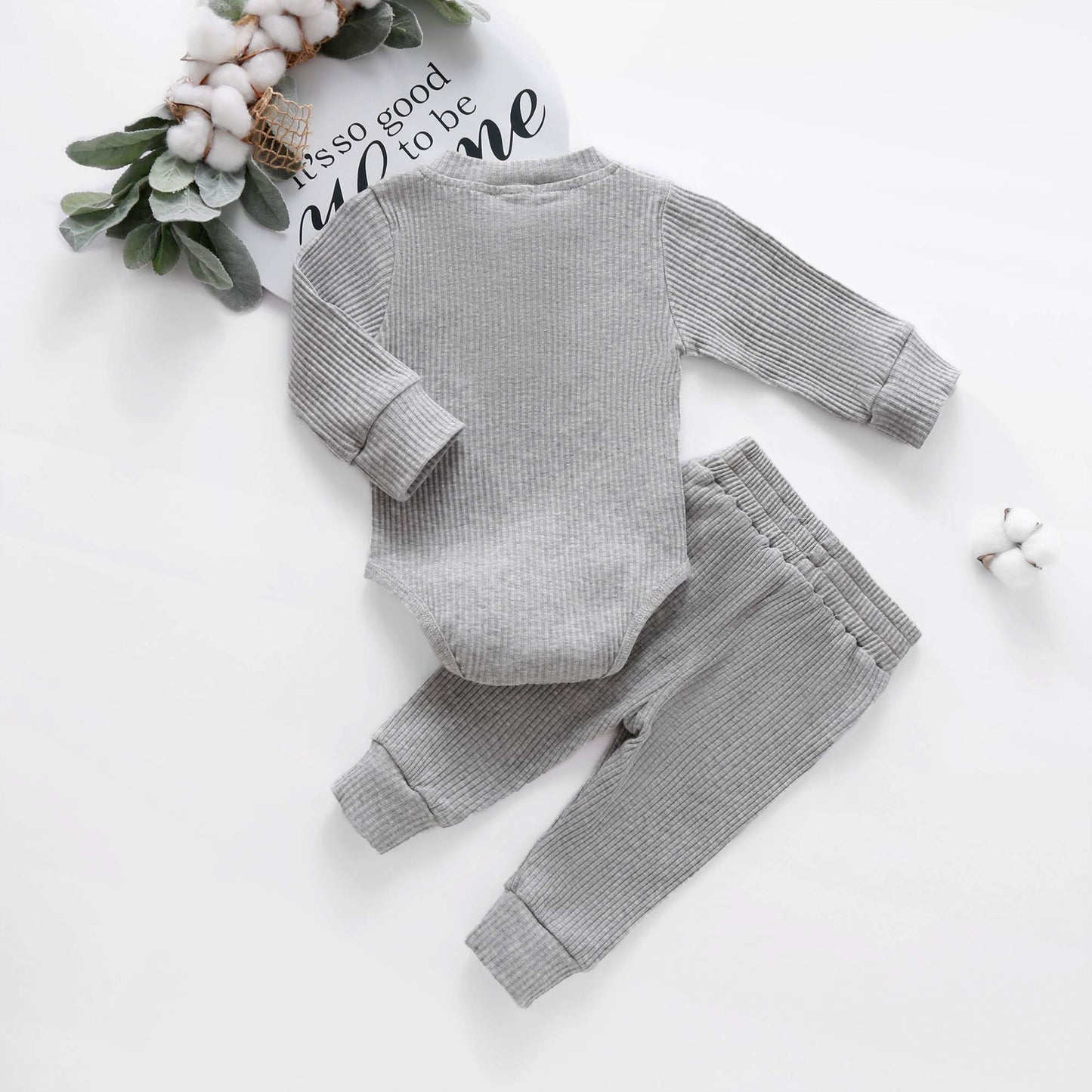 Long Sleeve Onesie & Pants (Unisex)