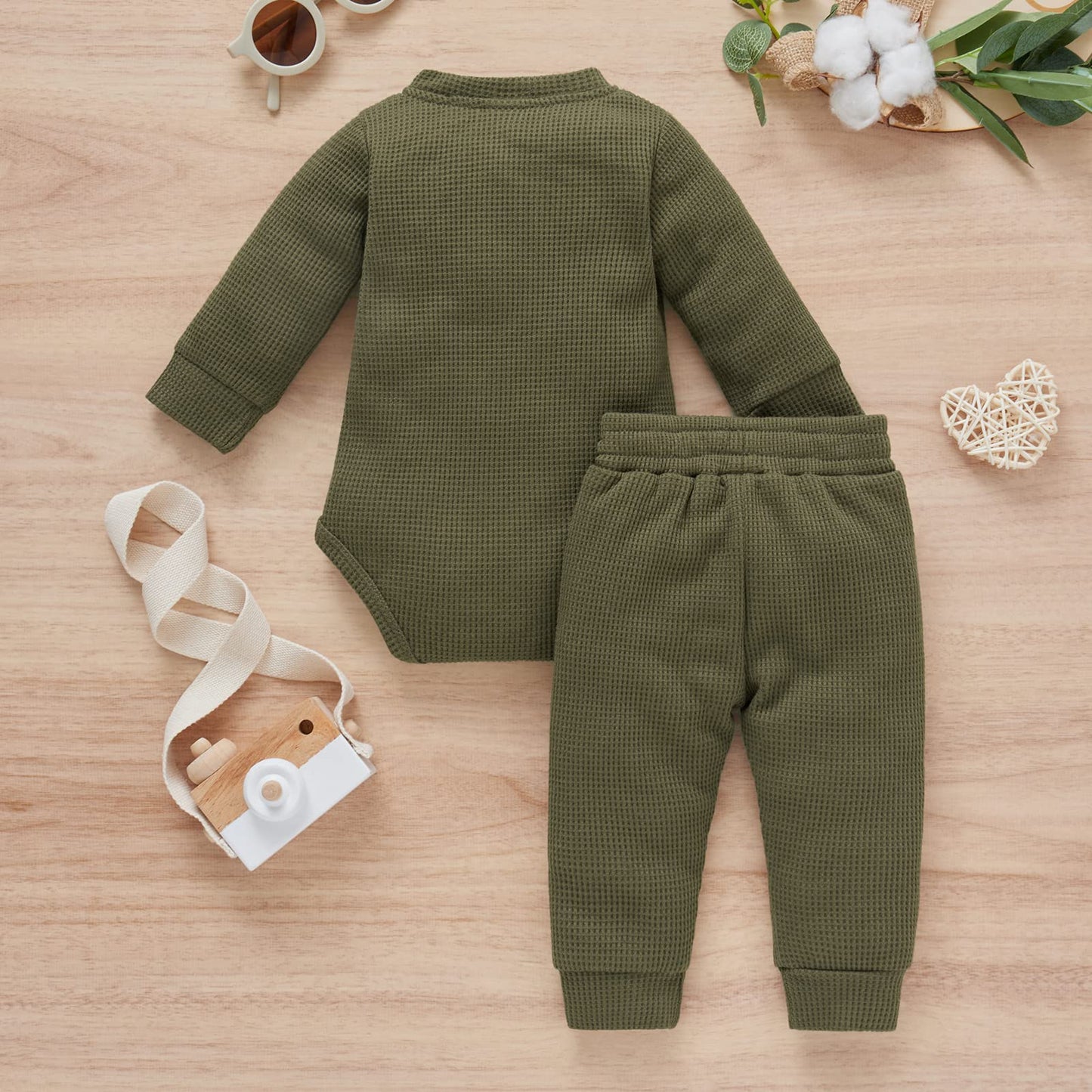 Long Sleeve Onesie & Pants (Unisex)