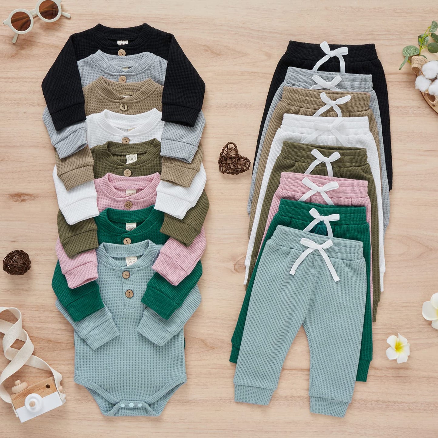 Long Sleeve Onesie & Pants (Unisex)