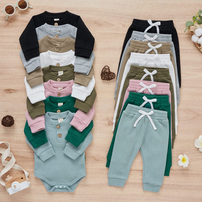 Long Sleeve Onesie & Pants (Unisex)