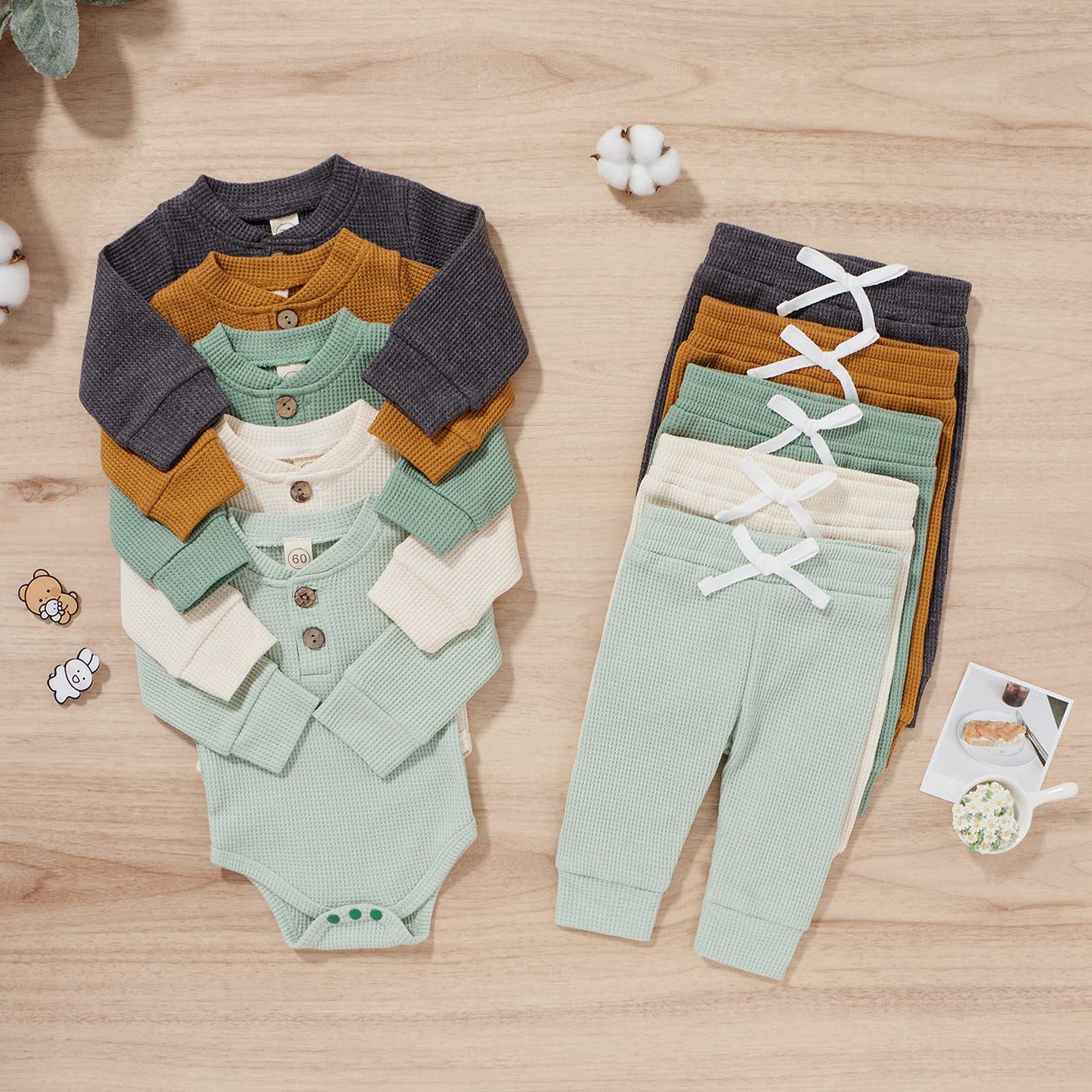 Long Sleeve Onesie & Pants (Unisex)