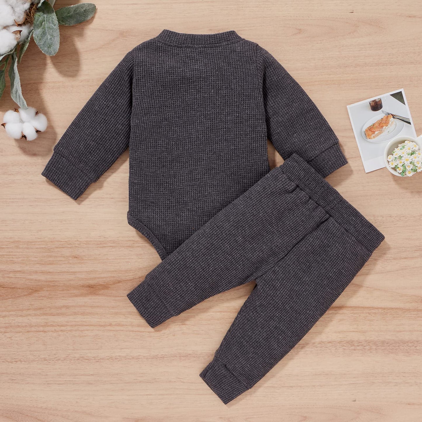 Long Sleeve Onesie & Pants (Unisex)